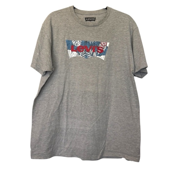 Levi’s Leaf Tropical Graphic Shirt Gray - Picture 1 of 4